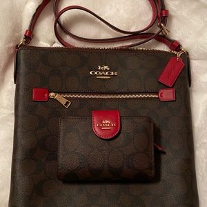 Coach File bag & wallet